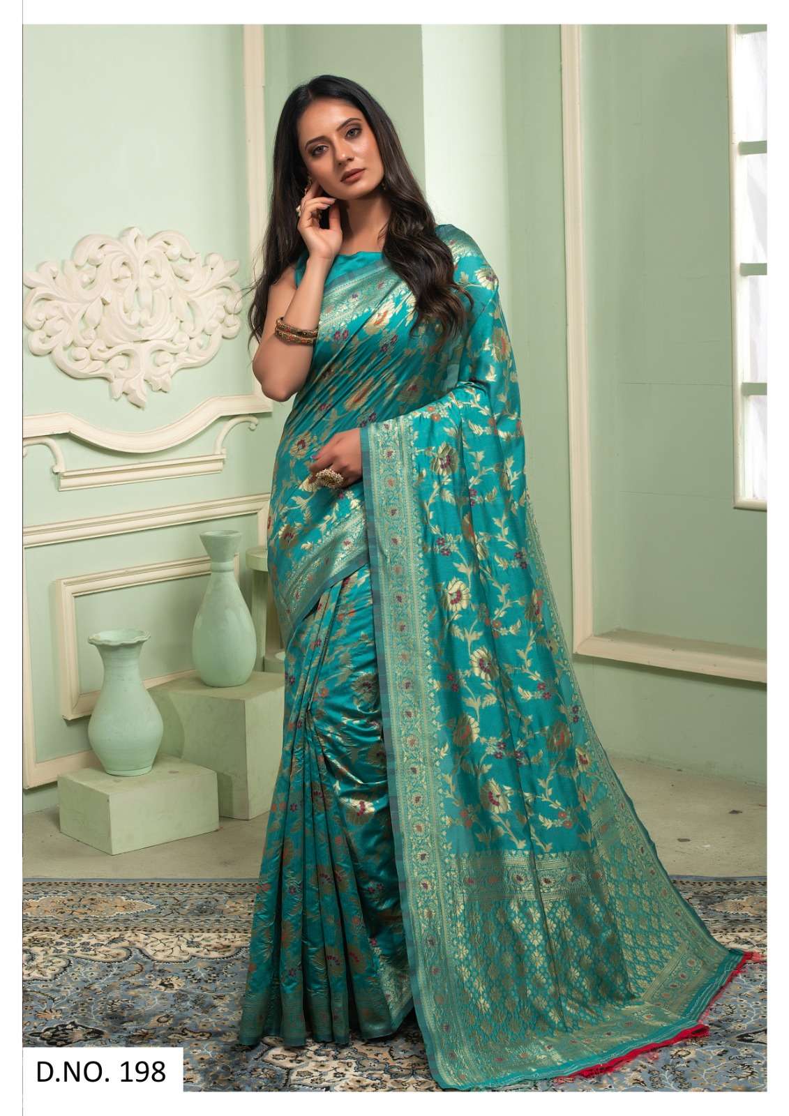 Silki Vol-8 By Pc 198 To 201 Series Indian Traditional Wear Collection Beautiful Stylish Fancy Colorful Party Wear & Occasional Wear Banarasi Silk Sarees At Wholesale Price