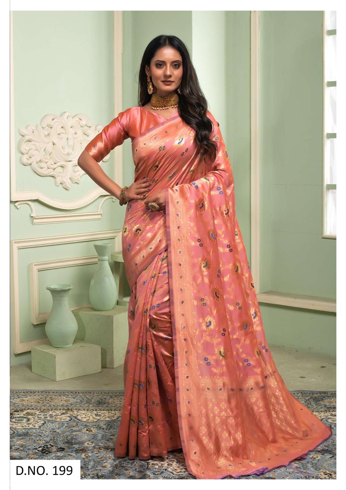 Silki Vol-8 By Pc 198 To 201 Series Indian Traditional Wear Collection Beautiful Stylish Fancy Colorful Party Wear & Occasional Wear Banarasi Silk Sarees At Wholesale Price