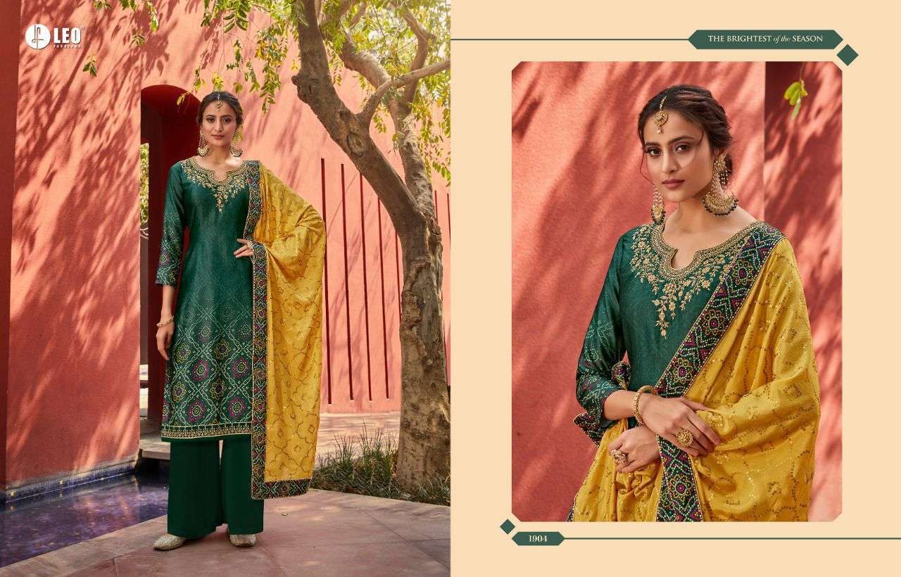 Aarkhi Vol-5 By Leo Fashion 1901 To 1906 Series Beautiful Festive Suits Colorful Stylish Fancy Casual Wear & Ethnic Wear Jam Satin Dresses At Wholesale Price