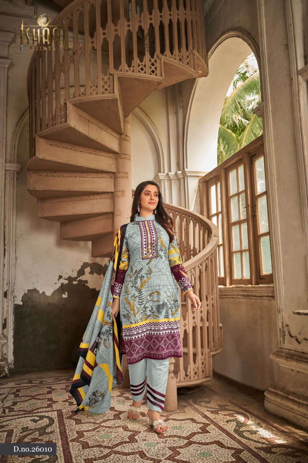 Gulmohar Vol-26 By Ishaal Prints 26001 To 26010 Series Beautiful Festive Suits Colorful Stylish Fancy Casual Wear & Ethnic Wear Pure Lawn Prints Dresses At Wholesale Price