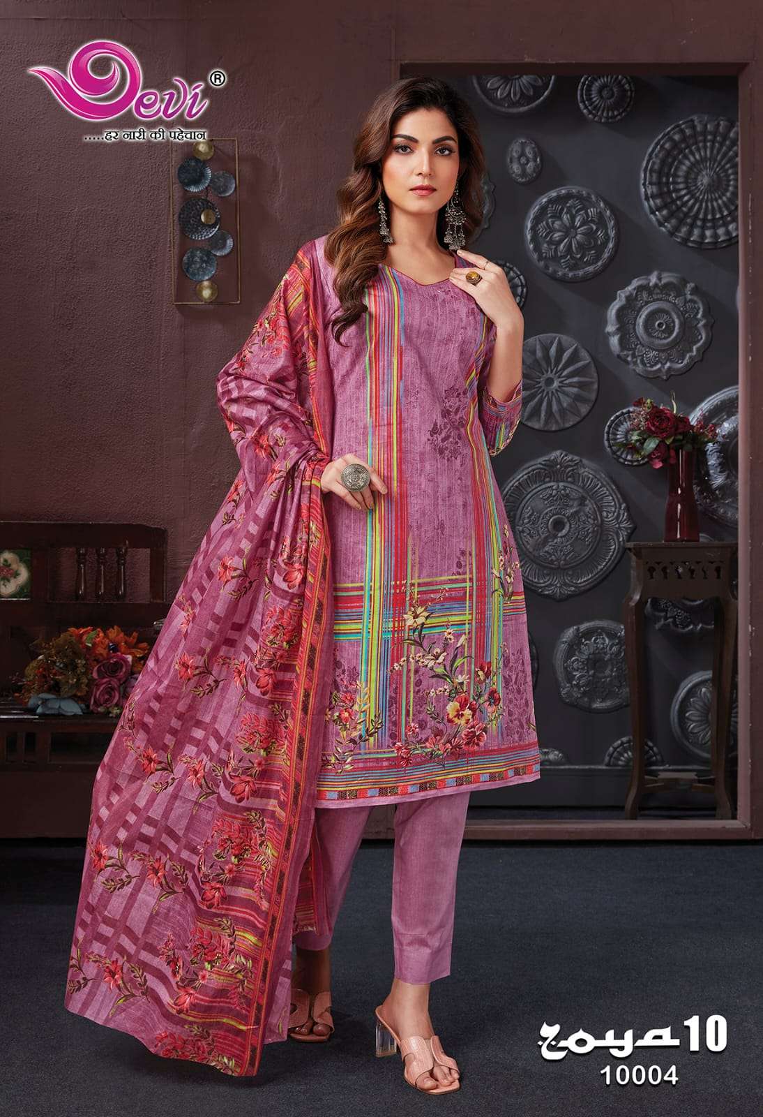 Zoya Vol-10 By Devi 10001 To 10012 Series Beautiful Festive Suits Colorful Stylish Fancy Casual Wear & Ethnic Wear Soft Cotton Print Dresses At Wholesale Price