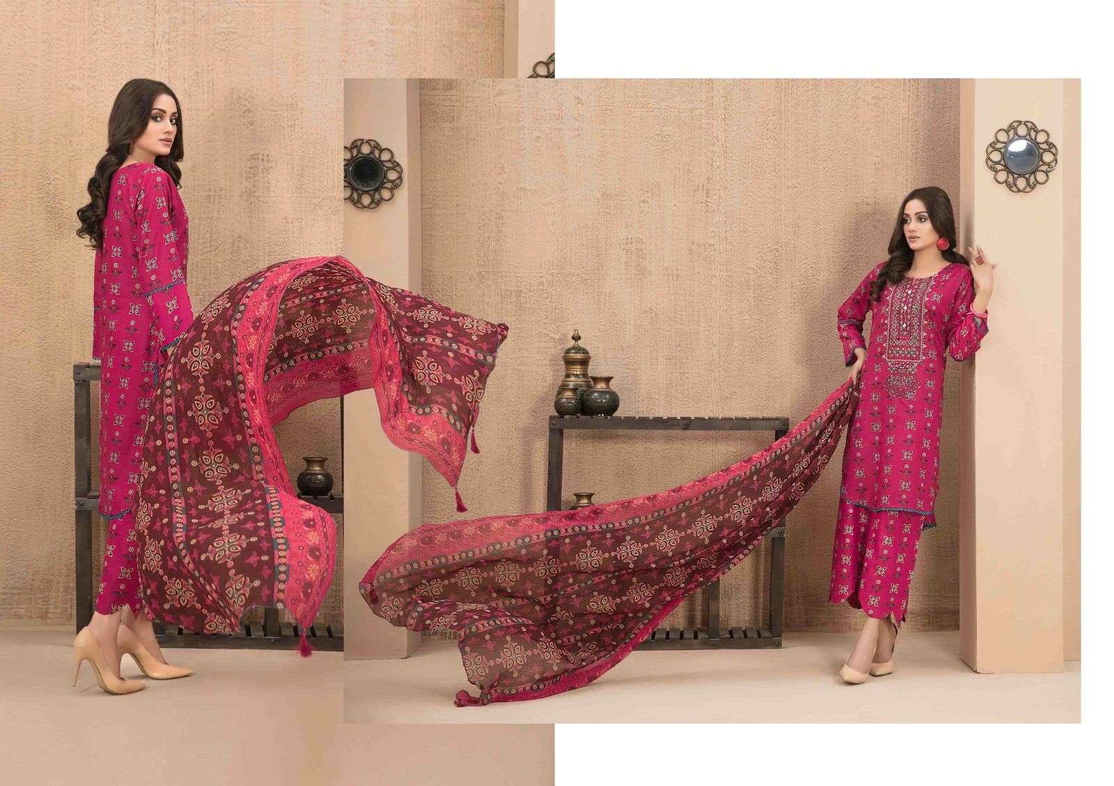 Ezra By Hala 8534 To 8538 Series Beautiful Suits Stylish Colorful Fancy Casual Wear & Ethnic Wear Pure Cambric Cotton Print Dresses At Wholesale Price