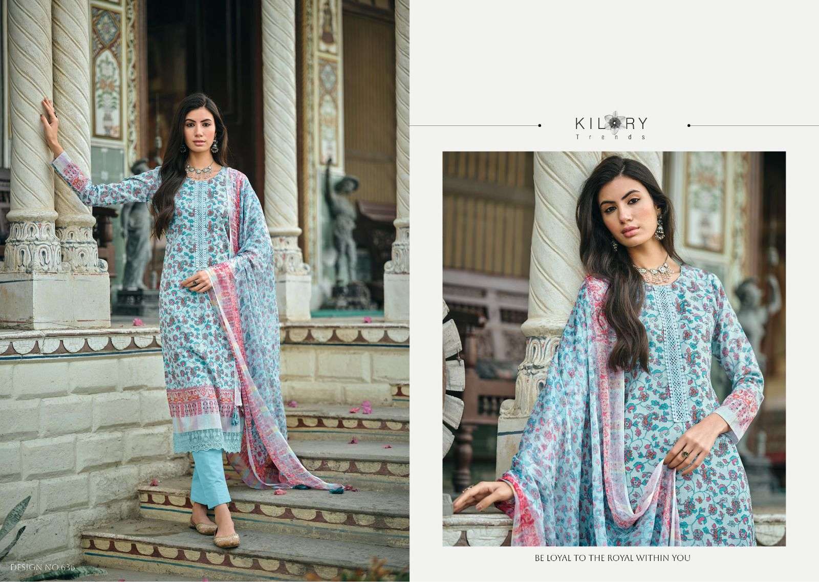 Kanikari By Kilory 631 To 638 Series Beautiful Suits Stylish Colorful Fancy Casual Wear & Ethnic Wear Pure Lawn Cotton Print Dresses At Wholesale Price