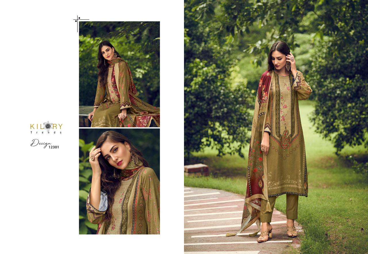 Gulnaaz By Kilory 12297 To 12304 Series Beautiful Suits Colorful Stylish Fancy Casual Wear & Ethnic Wear Pure Jam Cotton Dresses At Wholesale Price