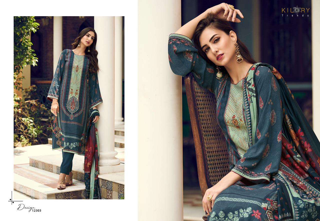 Gulnaaz By Kilory 12297 To 12304 Series Beautiful Suits Colorful Stylish Fancy Casual Wear & Ethnic Wear Pure Jam Cotton Dresses At Wholesale Price