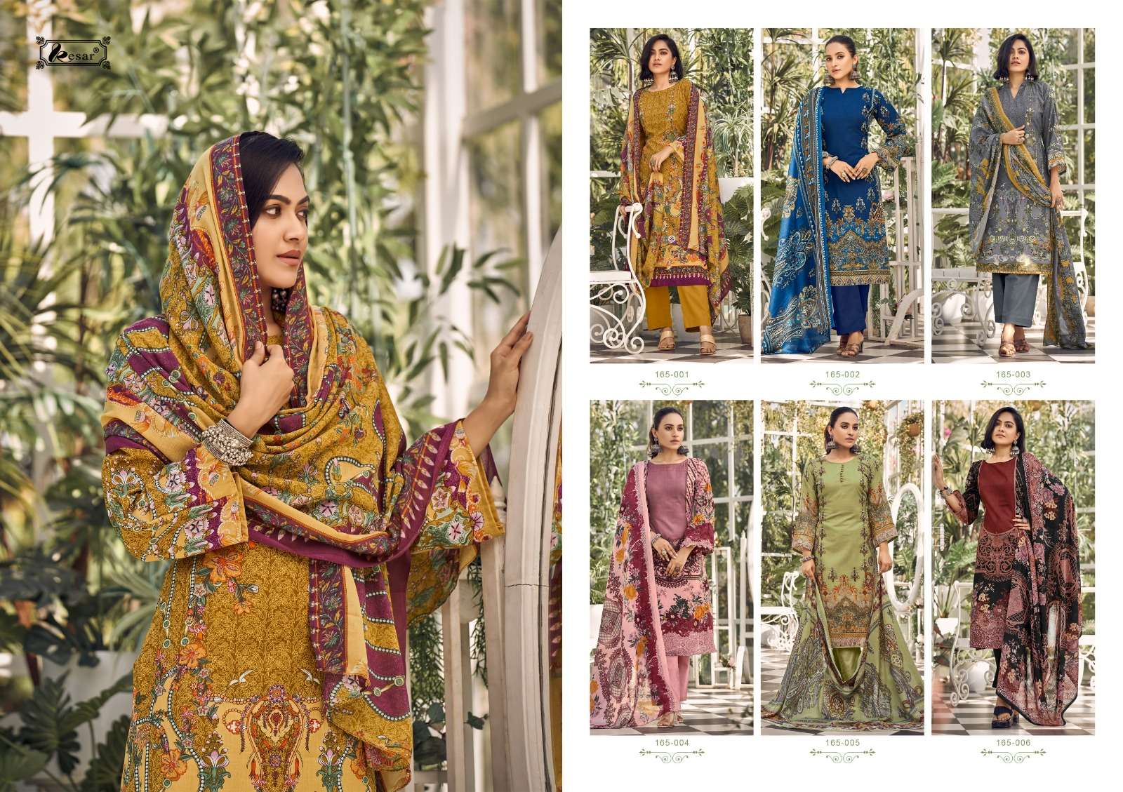 Rutba By Kesar 165 -001 To 165-006 Series Beautiful Stylish Suits Fancy Colorful Casual Wear & Ethnic Wear & Ready To Wear Pure Lawn Cotton Dresses At Wholesale Price