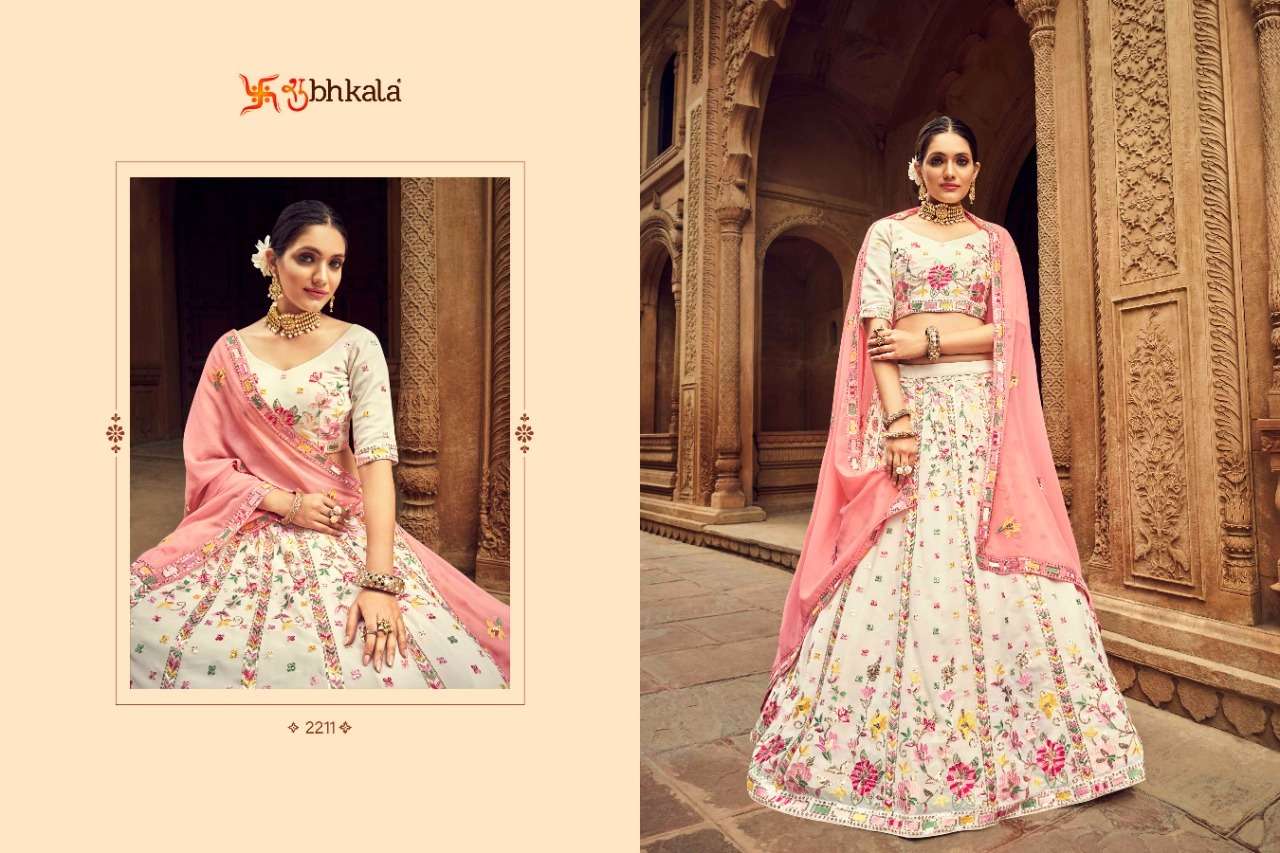 Bridesmaid Vol-25 By Shubhkala 2211 To 2217 Series Designer Beautiful Navratri Collection Occasional Wear & Party Wear Georgette Lehengas At Wholesale Price