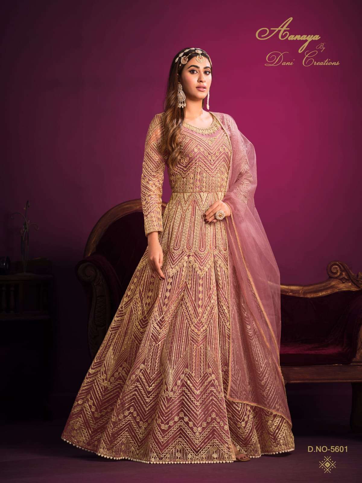 Aanaya Vol-156 By Twisha 5601 To 5604 Series Designer Festive Anarkali Suits Collection Beautiful Stylish Fancy Colorful Party Wear & Occasional Wear Net Dresses At Wholesale Price