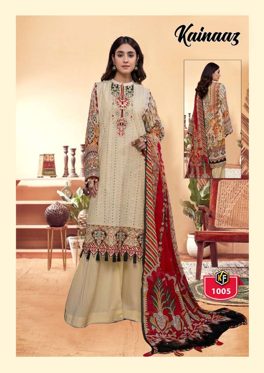 Kainaaz By Keval Fab 1001 To 1006 Series Beautiful Festive Suits Colorful Stylish Fancy Casual Wear & Ethnic Wear Pure Cotton Print Dresses At Wholesale Price