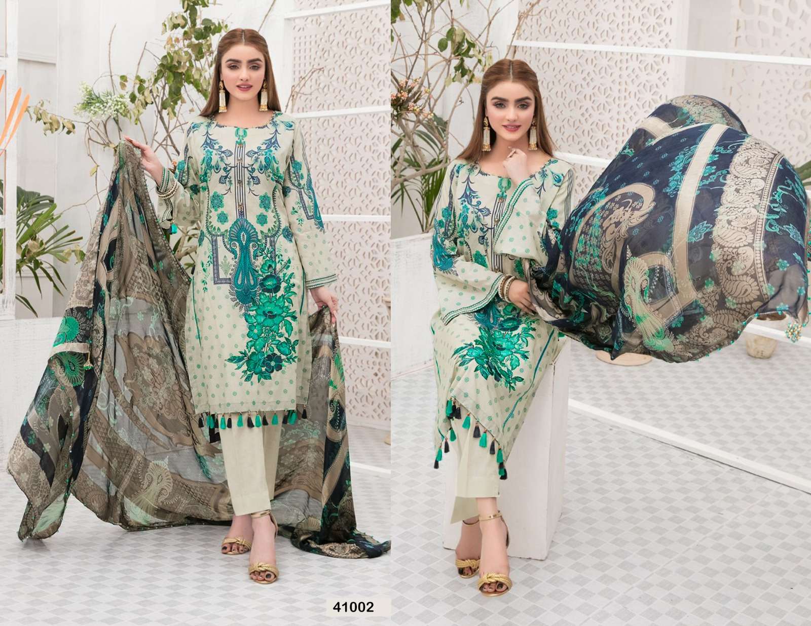 Razia Sultan Vol-41 By Apana Cotton 41001 To 41010 Series Beautiful Stylish Pakistani Suits Fancy Colorful Casual Wear & Ethnic Wear & Ready To Wear Cotton Embroidered Dresses At Wholesale Price