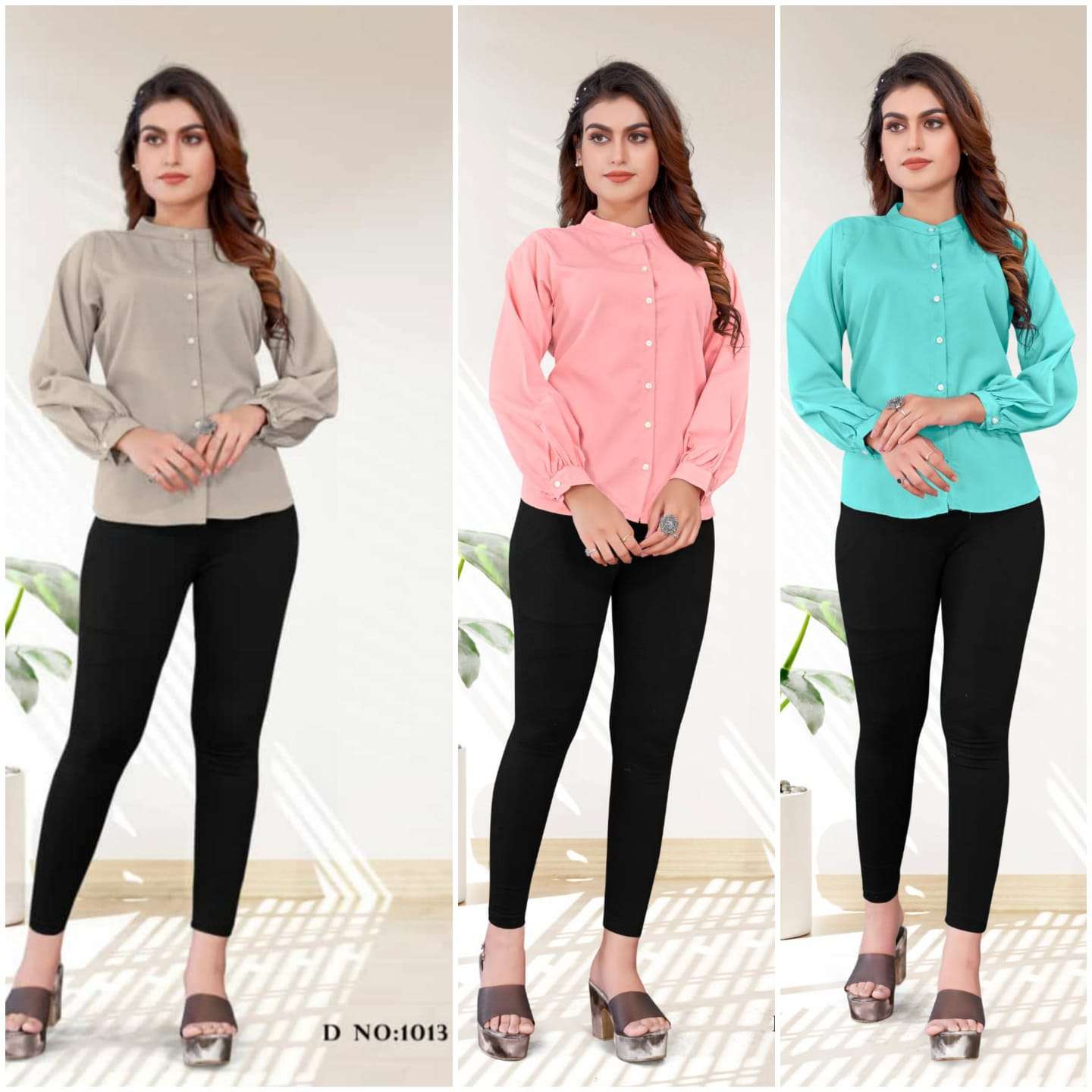 John-1013 By FF 01 To 03 Series Beautiful Stylish Fancy Colorful Casual Wear & Ethnic Wear Imported Tops At Wholesale Price