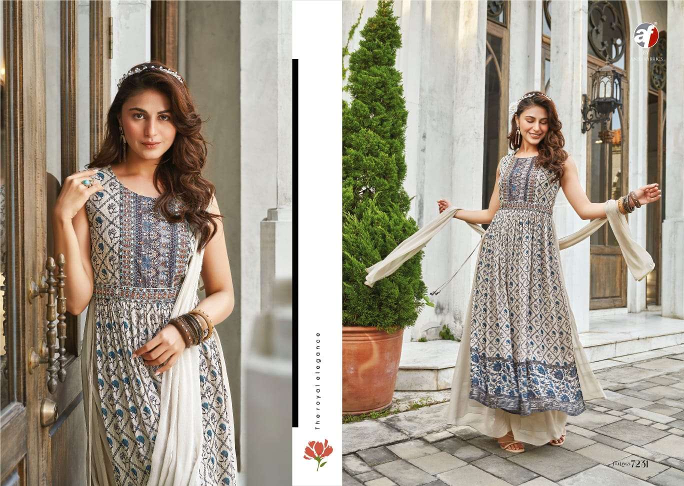 Feelings Vol-2 By Anju Fabrics 7231 To 7236 Series Beautiful Suits Colorful Stylish Fancy Casual Wear & Ethnic Wear Pure Chinnon Dresses At Wholesale Price