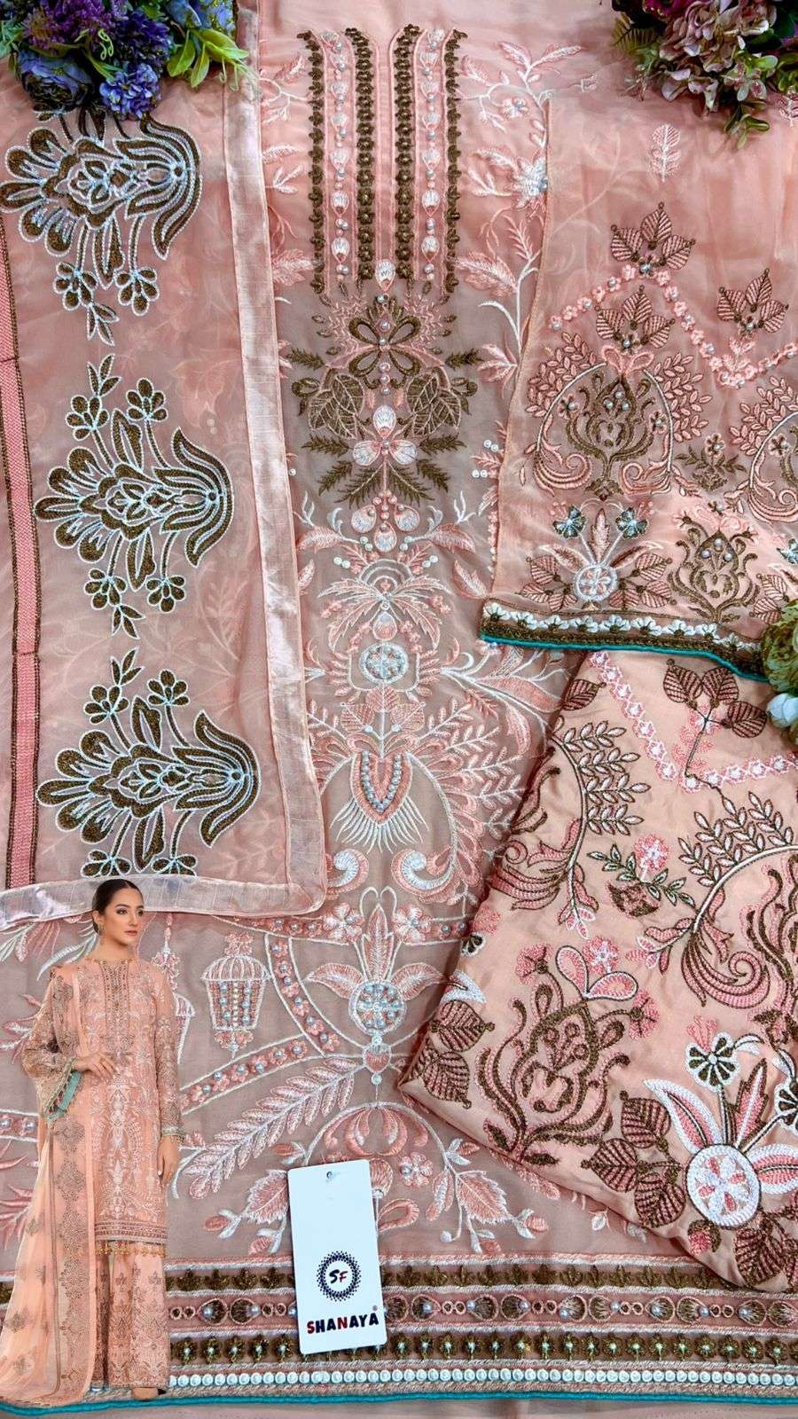 Shanaya Hit Design S-131 By Shanaya Fashion Pakistani Suits Beautiful Fancy Colorful Stylish Party Wear & Occasional Wear Faux Georgette With Embroidery Dresses At Wholesale Price