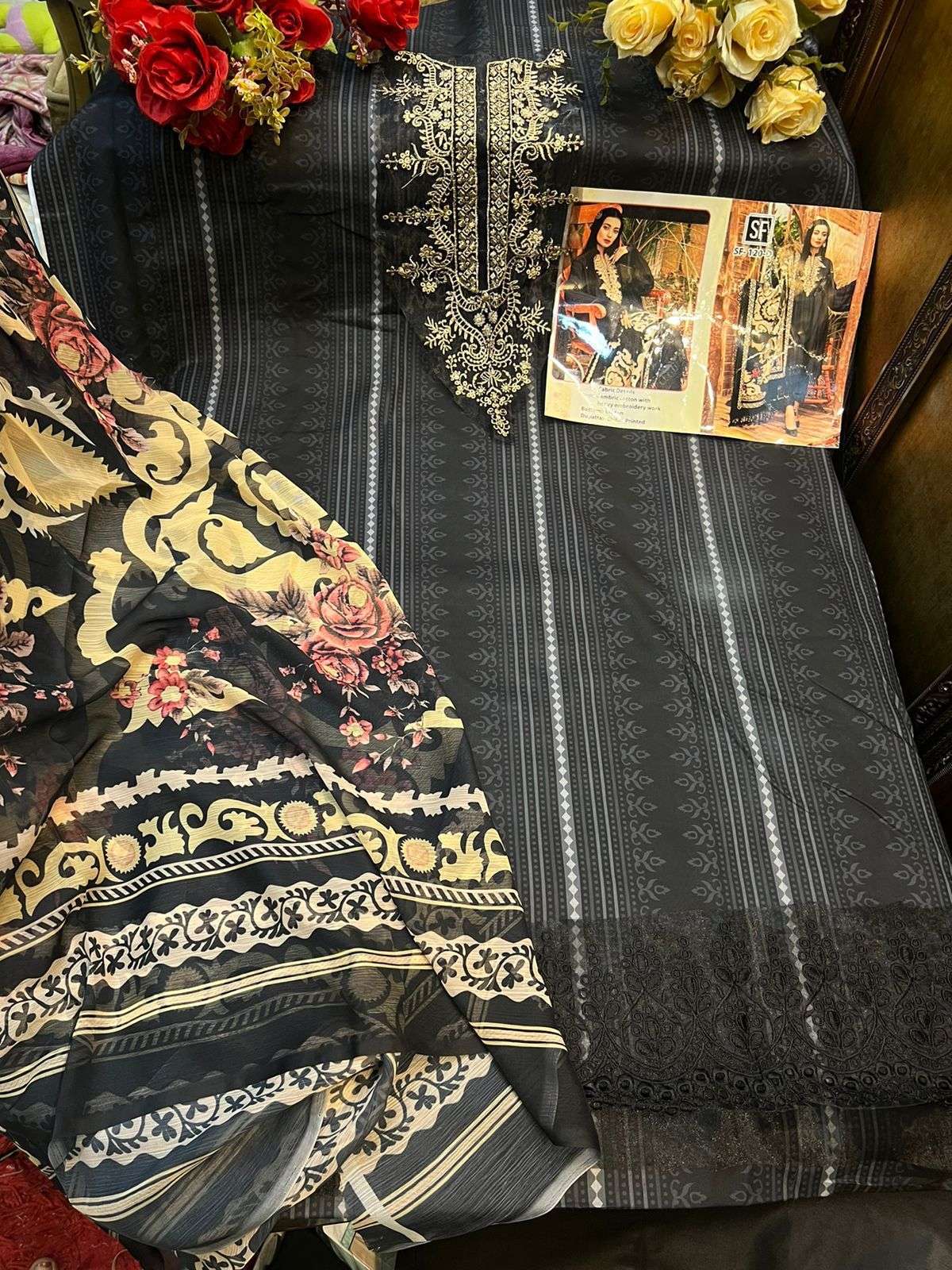 Sf-120 Colours Nx By Fashid Wholesale Pakistani Suits Beautiful Fancy Colorful Stylish Party Wear & Occasional Wear Cambric Cotton Embroidered Dresses At Wholesale Price