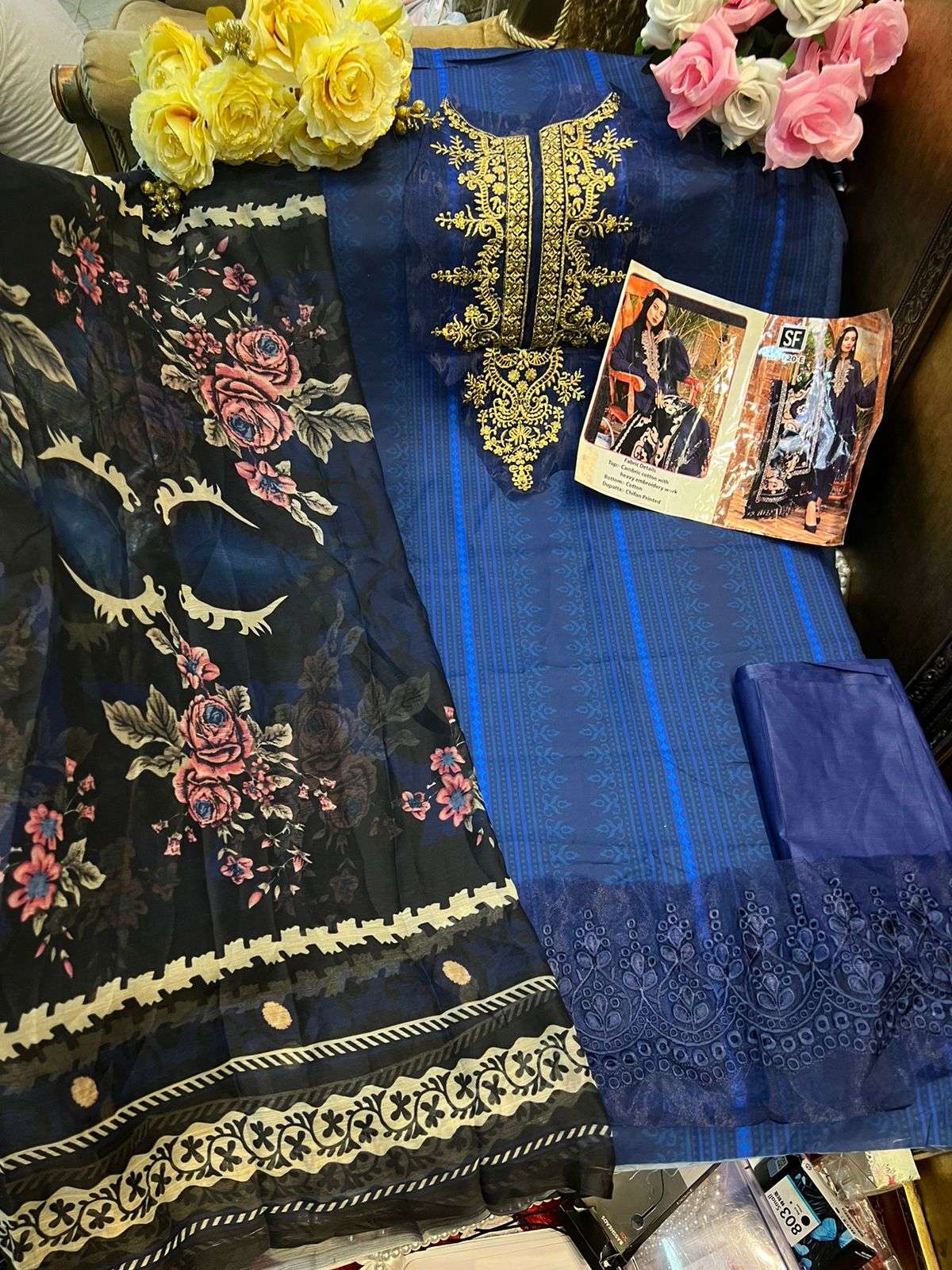 Sf-120 Colours Nx By Fashid Wholesale Pakistani Suits Beautiful Fancy Colorful Stylish Party Wear & Occasional Wear Cambric Cotton Embroidered Dresses At Wholesale Price