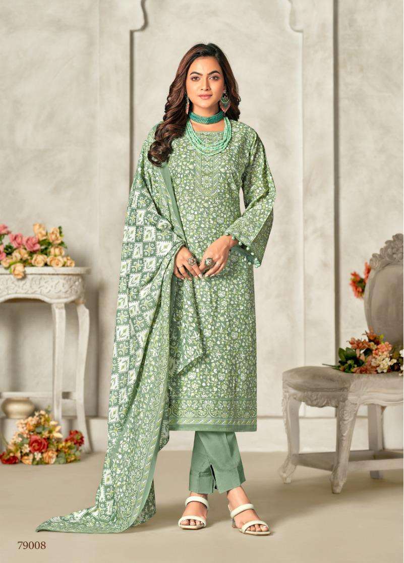 Adhira Vol-4 By Skt Suits 79001 To 79008 Series Suits Beautiful Fancy Colorful Stylish Party Wear & Occasional Wear Pure Cotton Dresses At Wholesale Price