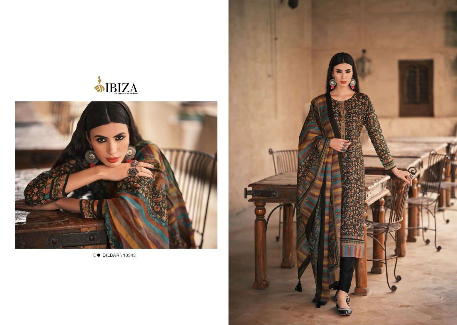 Dilbar By Ibiza 10339 To 10346 Series Designer Suits Beautiful Fancy Colorful Stylish Party Wear & Occasional Wear Pure Lawn Cotton Dresses At Wholesale Price