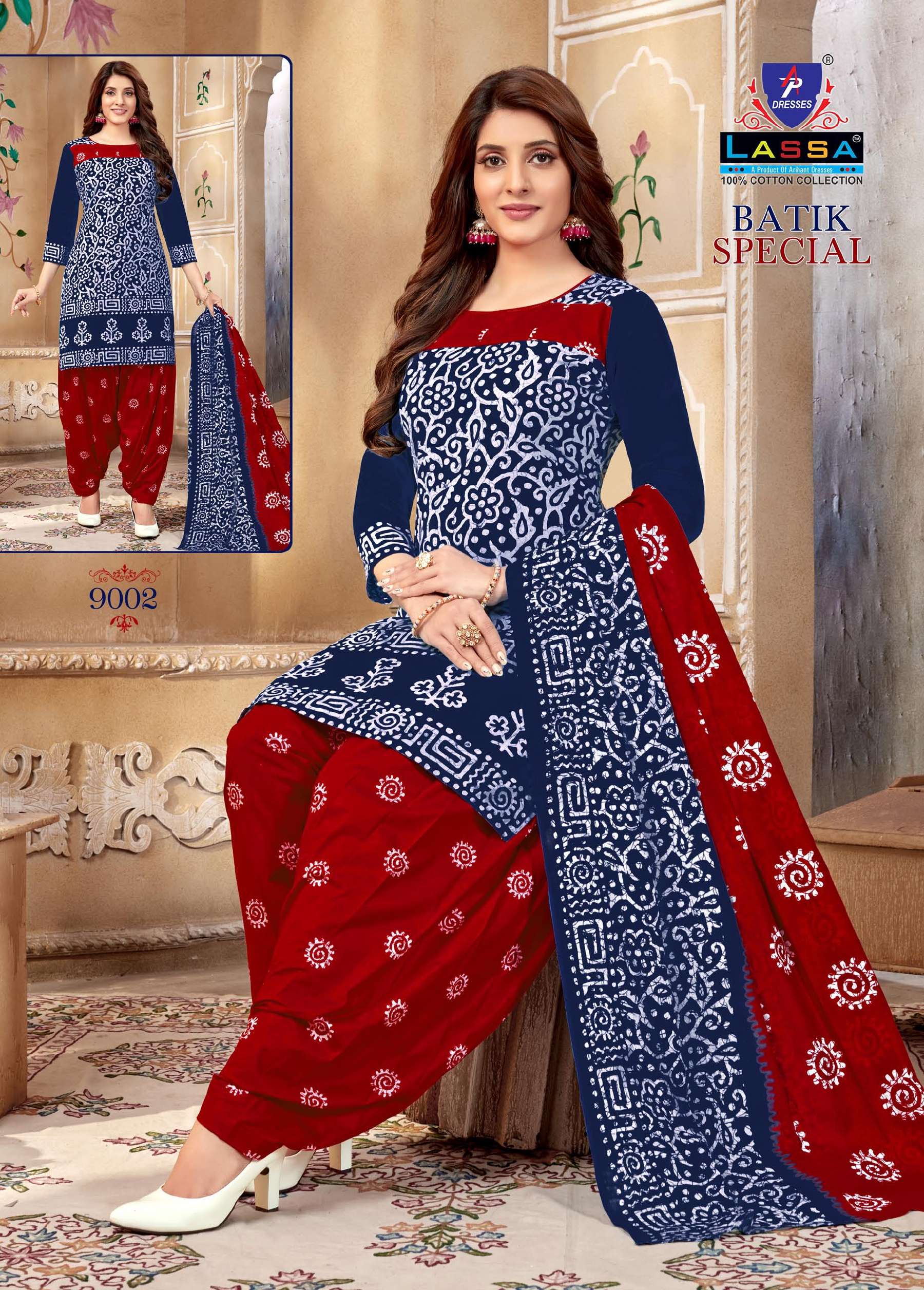 Batik Special Vol-9 By Lassa 9001 To 9010 Series Beautiful Festive Suits Colorful Stylish Fancy Casual Wear & Ethnic Wear Pure Cotton Print Dresses At Wholesale Price