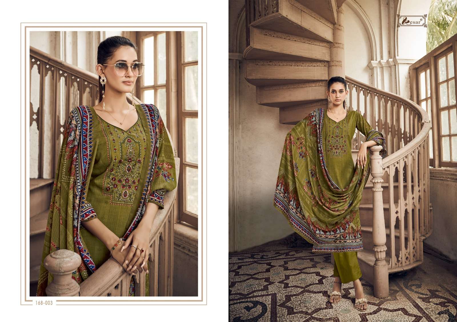 Mariya By Kesar 168-001 To 168-006 Series Beautiful Festive Suits Colorful Stylish Fancy Casual Wear & Ethnic Wear Pure Lawn Cotton Print With Embroidered Dresses At Wholesale Price