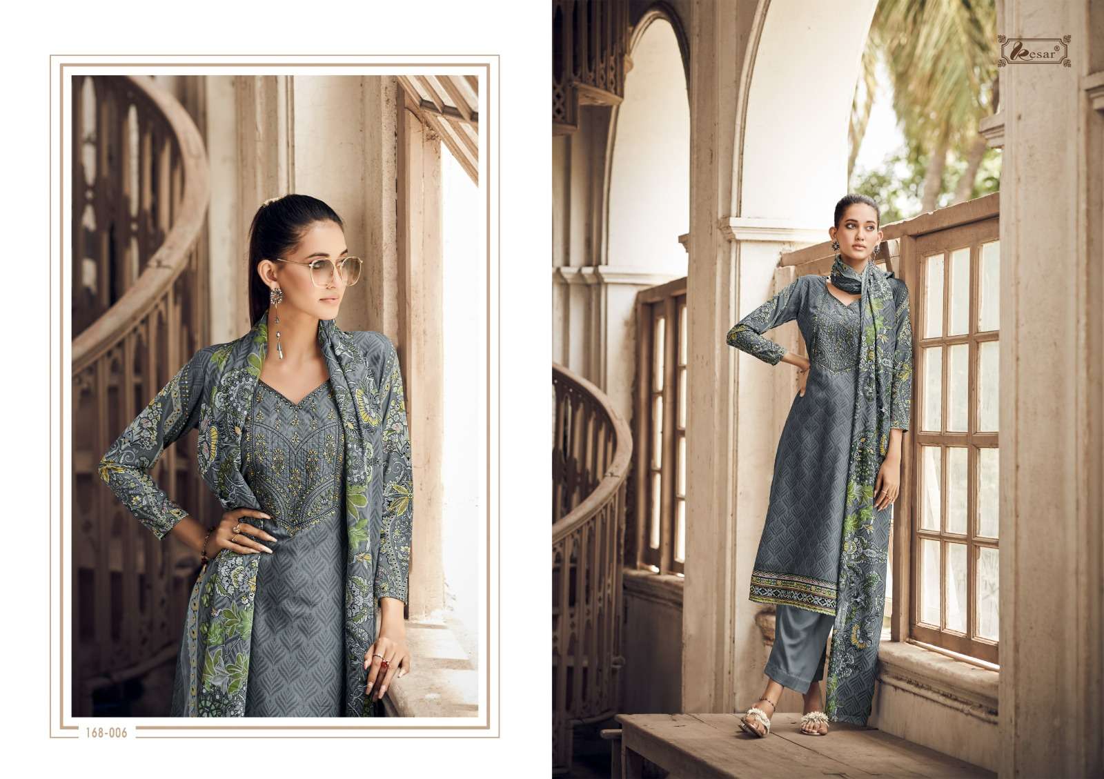 Mariya By Kesar 168-001 To 168-006 Series Beautiful Festive Suits Colorful Stylish Fancy Casual Wear & Ethnic Wear Pure Lawn Cotton Print With Embroidered Dresses At Wholesale Price