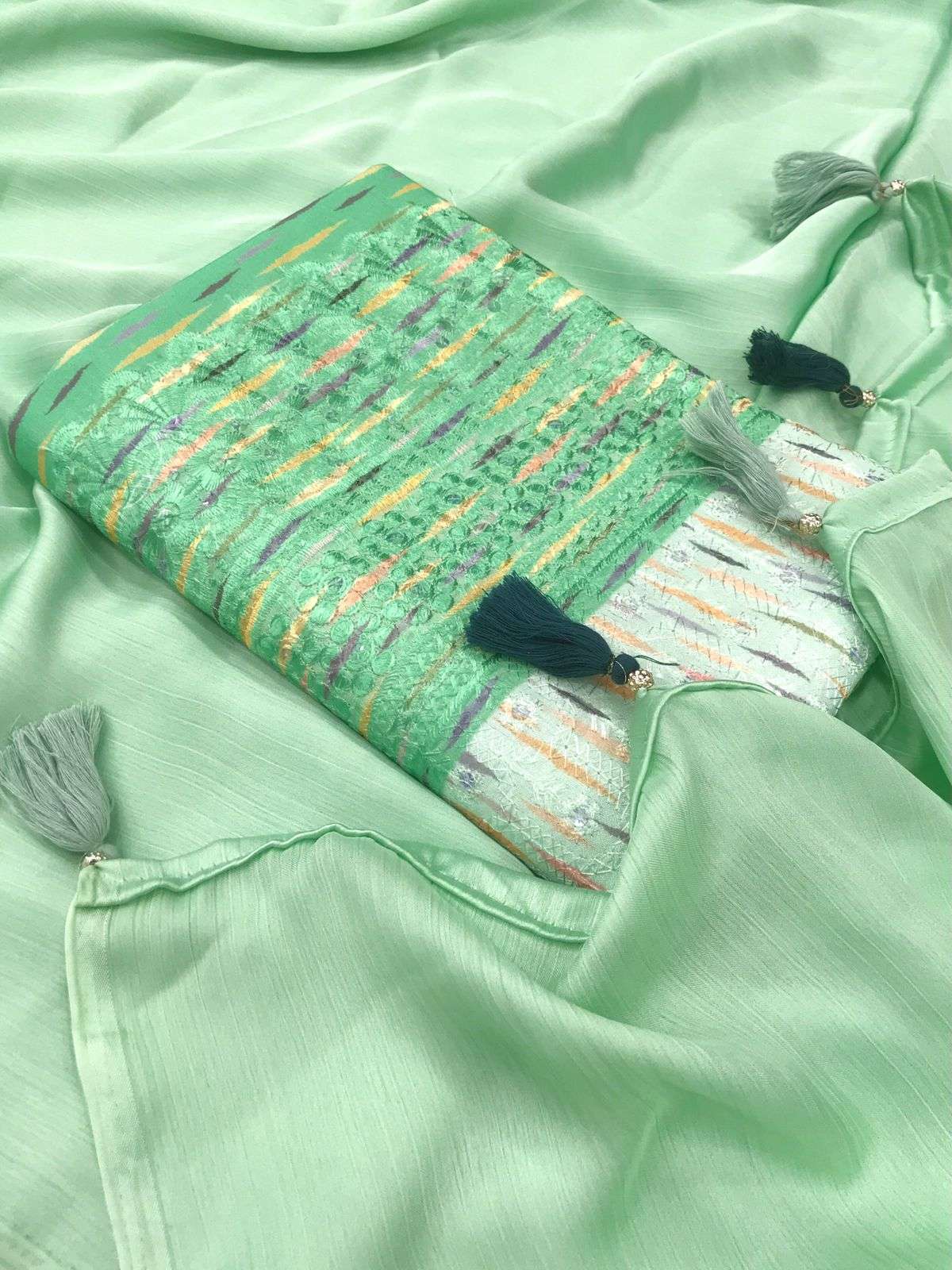 Manushi By Fashid Wholesale 01 To 06 Series Indian Traditional Wear Collection Beautiful Stylish Fancy Colorful Party Wear & Occasional Wear Soft Chinnon Sarees At Wholesale Price