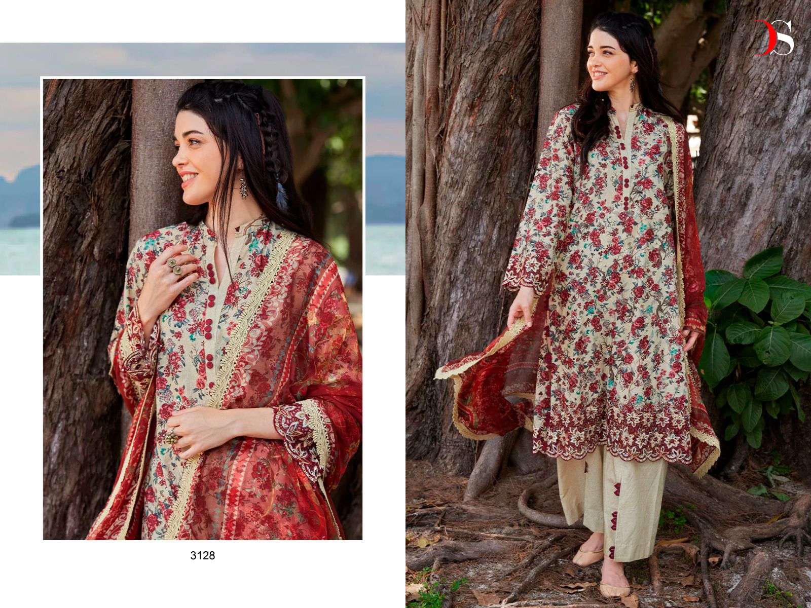 Image Chikankari-23 By Deepsy Suits 3121 To 3128 Series Beautiful Pakistani Suits Stylish Fancy Colorful Party Wear & Occasional Wear Pure Cotton With Embroidery Dresses At Wholesale Price