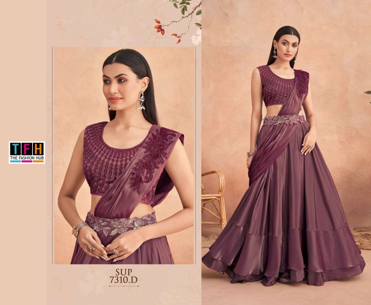 Super Star 7310 Colours By Tfh 7310-A To 7310-F Series Indian Traditional Wear Collection Beautiful Stylish Fancy Colorful Party Wear & Occasional Wear Fancy Sarees At Wholesale Price
