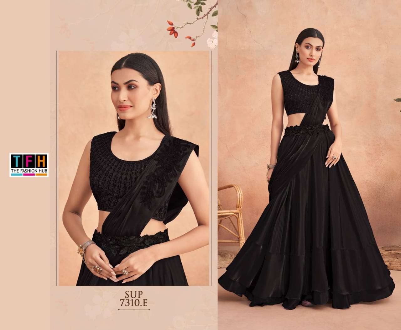 Super Star 7310 Colours By Tfh 7310-A To 7310-F Series Indian Traditional Wear Collection Beautiful Stylish Fancy Colorful Party Wear & Occasional Wear Fancy Sarees At Wholesale Price