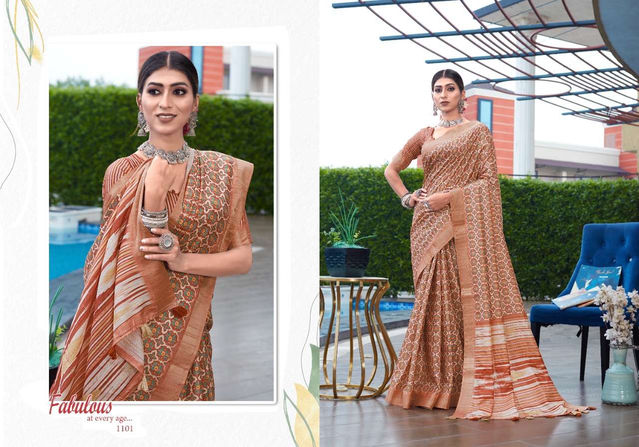 Tanishka Silk Digital Vol-1 By Mintorsi 1101 To 1110 Series Indian Traditional Wear Collection Beautiful Stylish Fancy Colorful Party Wear & Occasional Wear Banarasi Silk Sarees At Wholesale Price