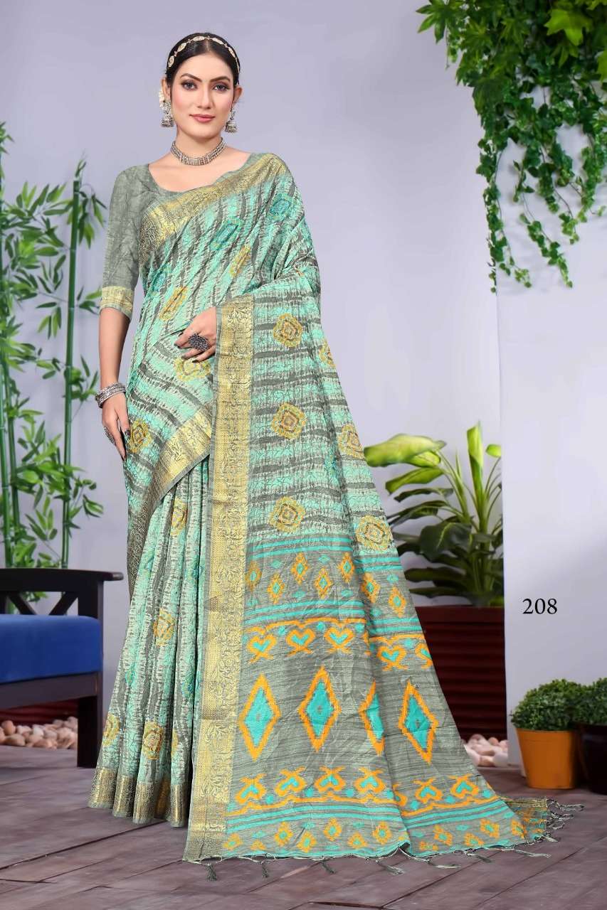 Sahoo Silk Vol-2 By Mintorsi 201 To 208 Series Indian Traditional Wear Collection Beautiful Stylish Fancy Colorful Party Wear & Occasional Wear Banarasi Silk Sarees At Wholesale Price