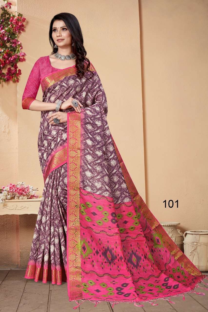 Sahoo Silk Vol-1 By Mintorsi 101 To 108 Series Indian Traditional Wear Collection Beautiful Stylish Fancy Colorful Party Wear & Occasional Wear Banarasi Silk Sarees At Wholesale Price