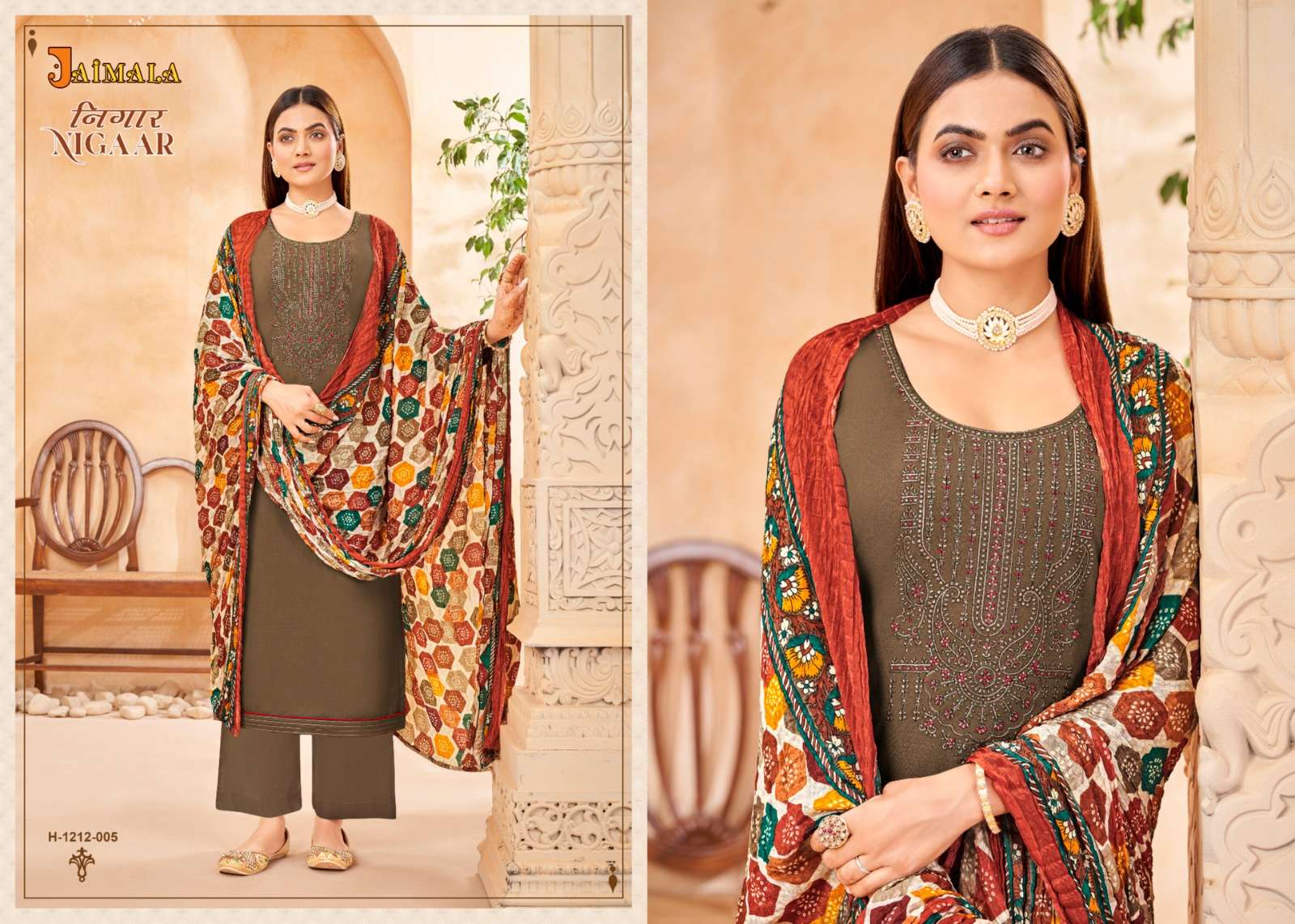 Nigaar 1212 By Jaimala 1212-001 To 1212-008 Series Beautiful Stylish Suits Fancy Colorful Casual Wear & Ethnic Wear & Ready To Wear Pure Rayon Slub Print Dresses At Wholesale Price