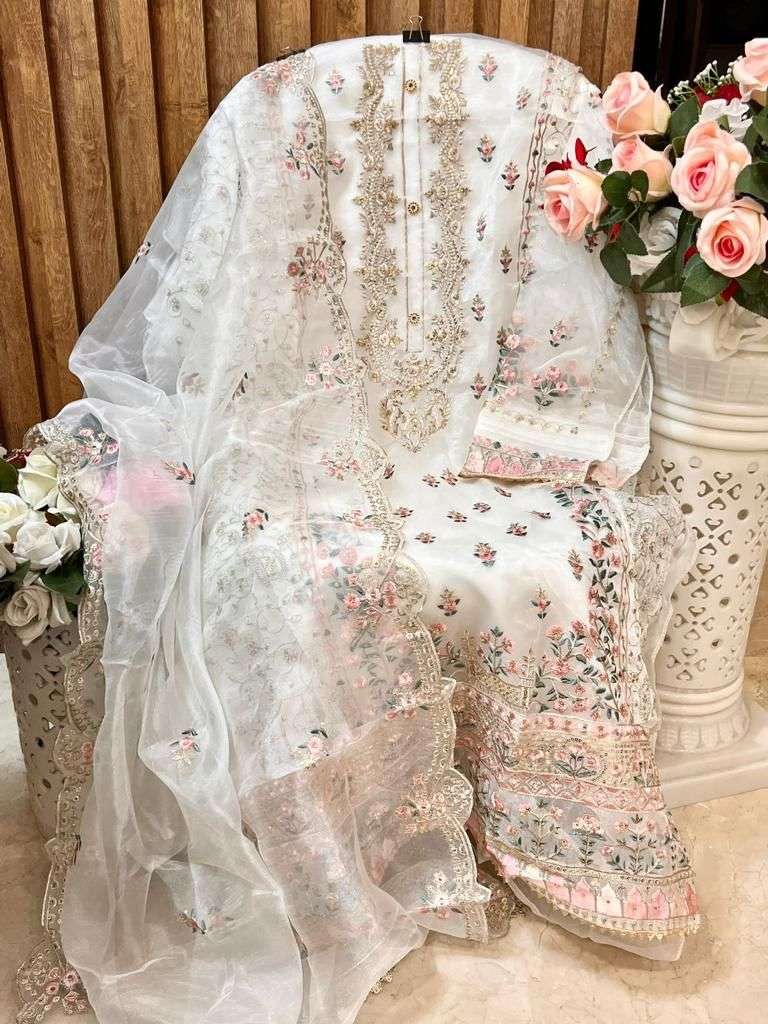 Sayam Vol-2 By Mehboob Tex Pakistani Suits Beautiful Fancy Colorful Stylish Party Wear & Occasional Wear Organza Embroidered Dresses At Wholesale Price