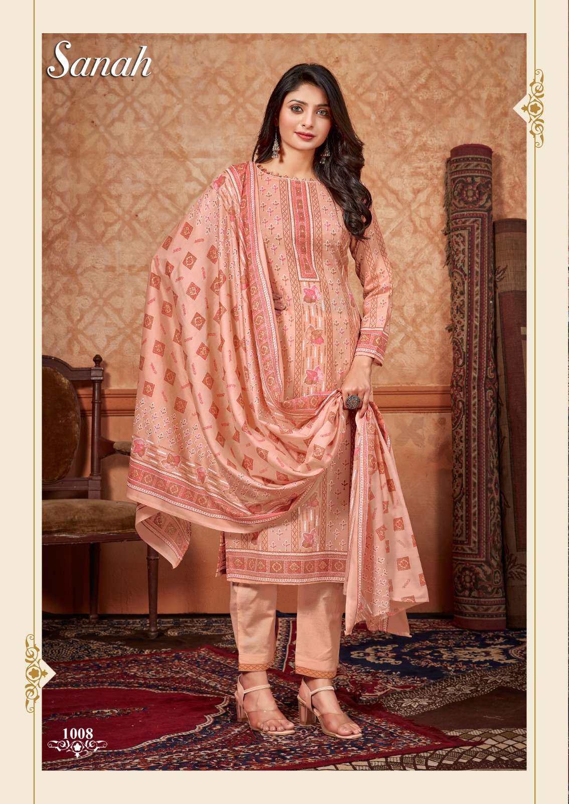 Sanah By Skt Suits 1001 To 1012 Series Beautiful Stylish Suits Fancy Colorful Casual Wear & Ethnic Wear & Ready To Wear Soft Cotton Printed Dresses At Wholesale Price