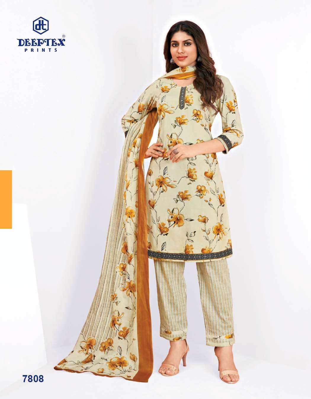 Miss India Vol-78 By Deeptex 7801 To 7826 Series Beautiful Stylish Pakistani Suits Fancy Colorful Casual Wear & Ethnic Wear & Ready To Wear Pure Cotton Print Dresses At Wholesale Price