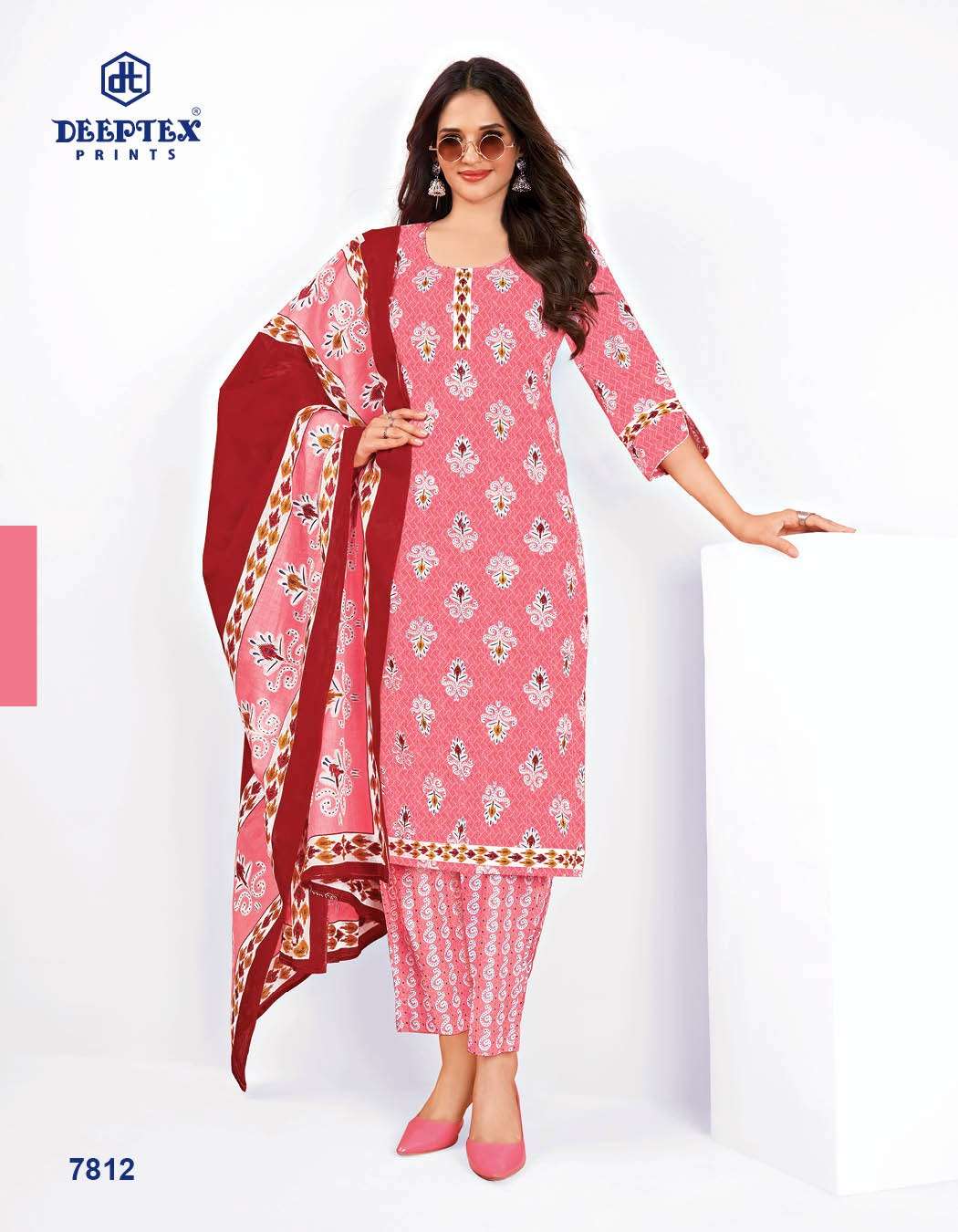 Miss India Vol-78 By Deeptex 7801 To 7826 Series Beautiful Stylish Pakistani Suits Fancy Colorful Casual Wear & Ethnic Wear & Ready To Wear Pure Cotton Print Dresses At Wholesale Price