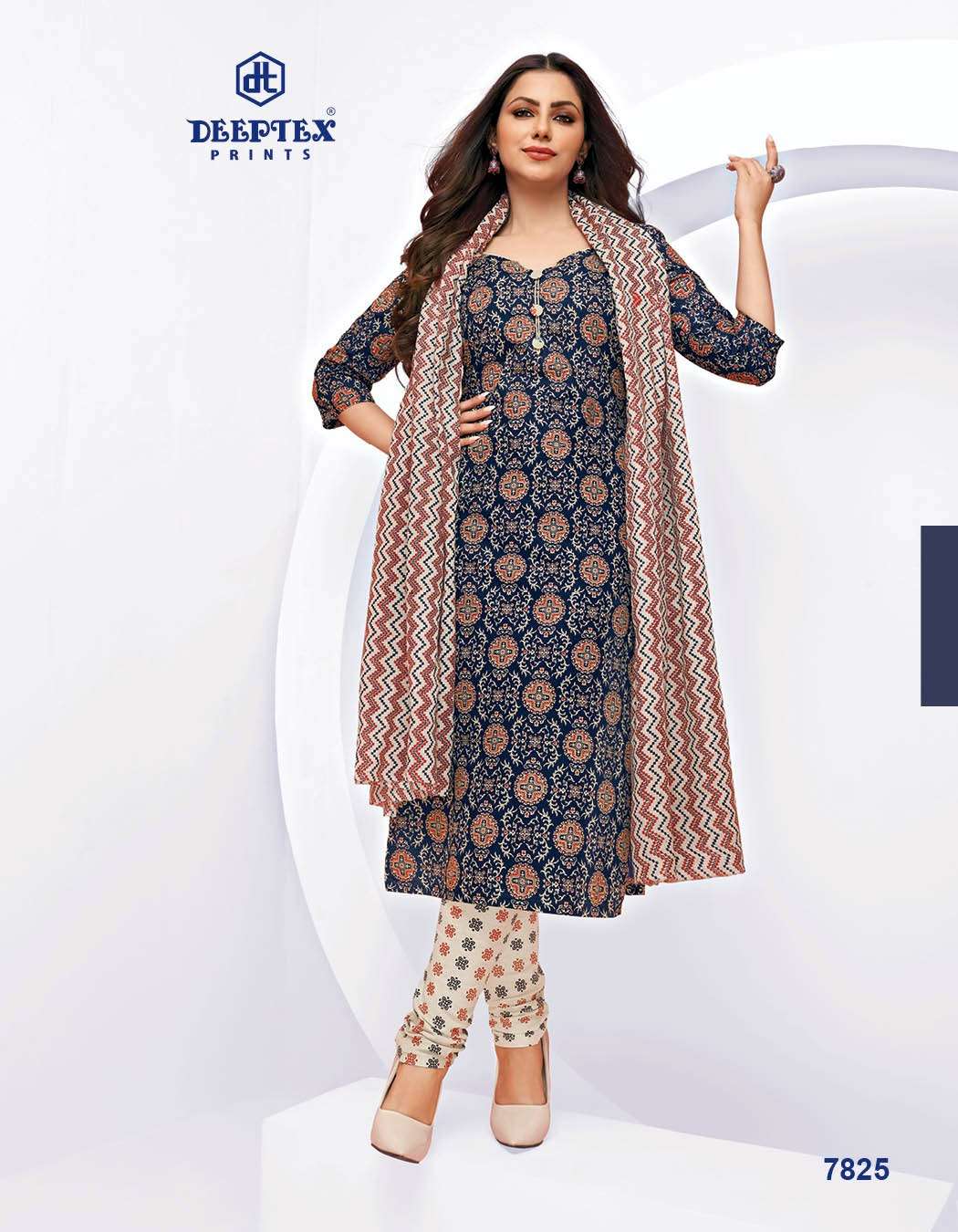 Miss India Vol-78 By Deeptex 7801 To 7826 Series Beautiful Stylish Pakistani Suits Fancy Colorful Casual Wear & Ethnic Wear & Ready To Wear Pure Cotton Print Dresses At Wholesale Price