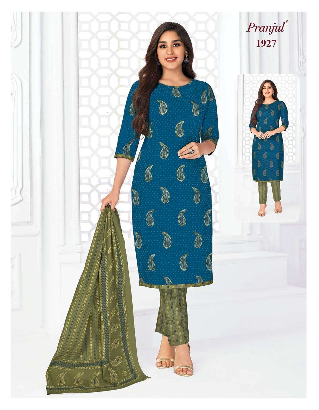 Priyanka Vol-19 By Pranjul 1901 To 1932 Series Beautiful Stylish Festive Suits Fancy Colorful Casual Wear & Ethnic Wear & Ready To Wear Pure Cotton Print Dresses At Wholesale Price