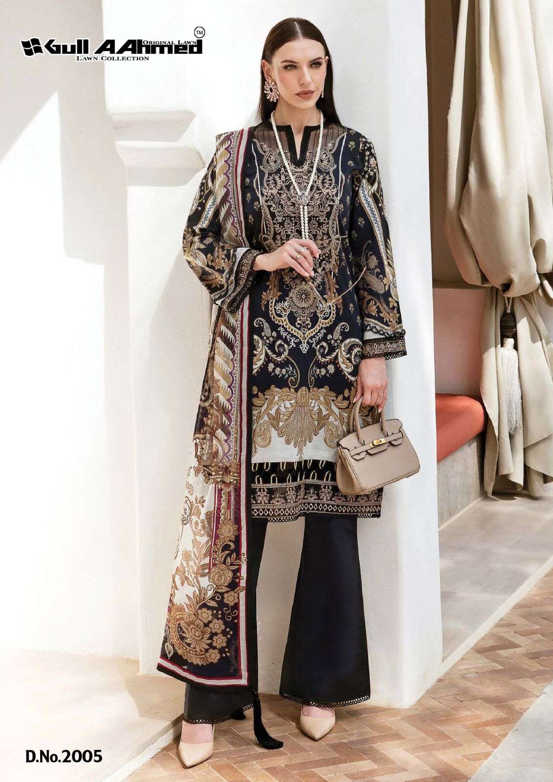 Minhal Vol-2 By Gull Aahmed 2001 To 2006 Series Pakistani Suits Beautiful Fancy Colorful Stylish Party Wear & Occasional Wear Pure Lawn Digital Print Dresses At Wholesale Price