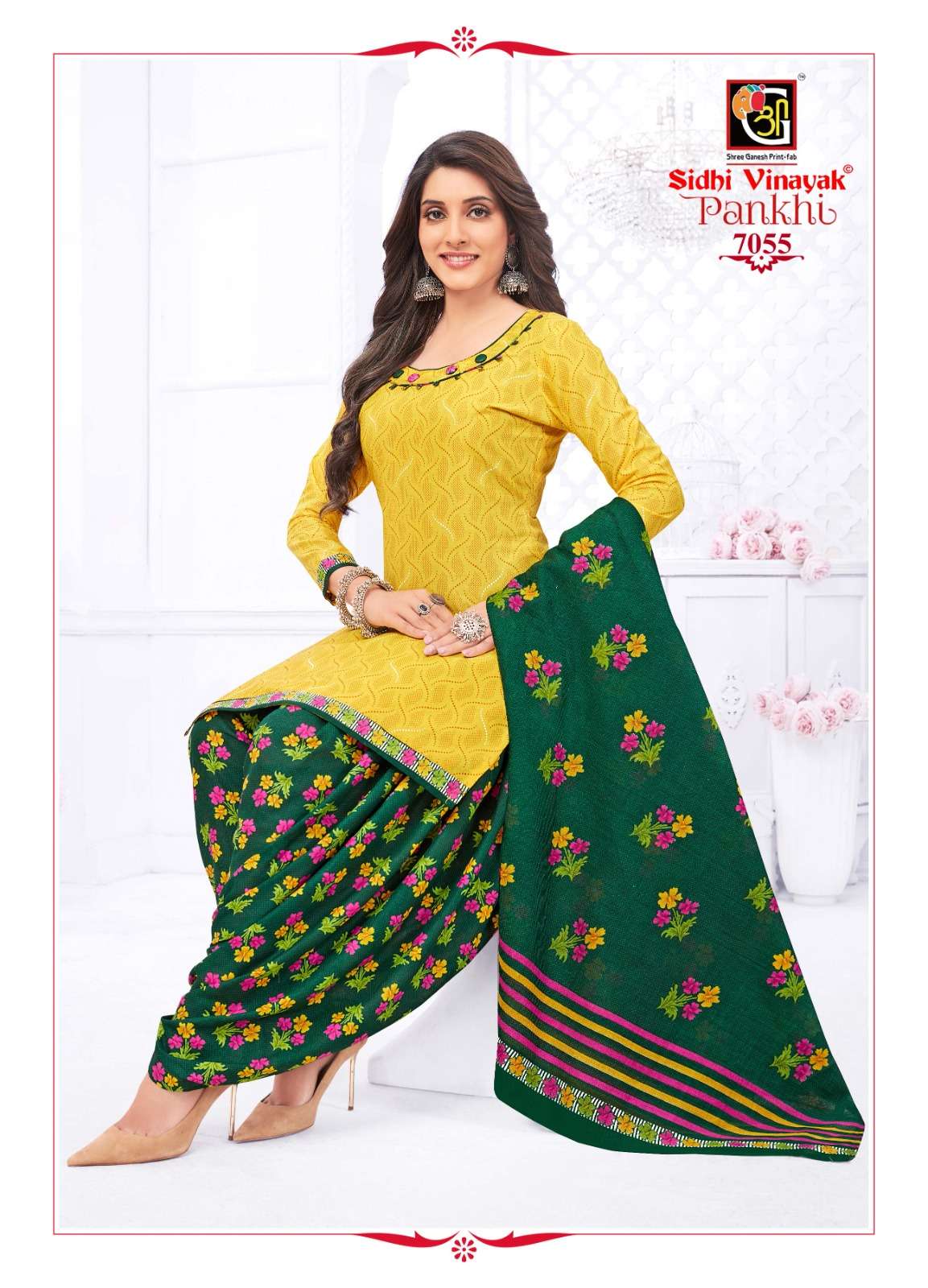 Pankhi Vol-7 By Sidhi Vinayak 7051 To 7068 Series Beautiful Stylish Festive Suits Fancy Colorful Casual Wear & Ethnic Wear & Ready To Wear Cotton Print Dresses At Wholesale Price