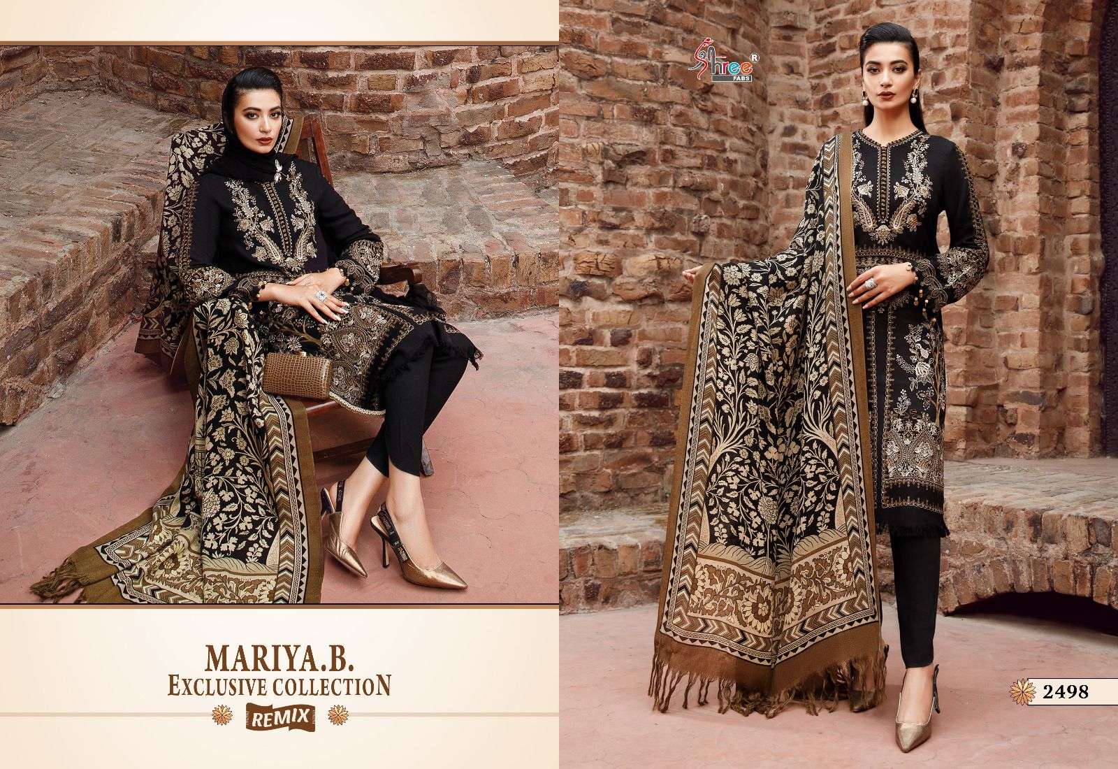 Mariya.B. Exclusive Collection Remix By Shree Fabs Beautiful Pakistani Suits Colorful Stylish Fancy Casual Wear & Ethnic Wear Pure Rayon Cotton Dresses At Wholesale Price