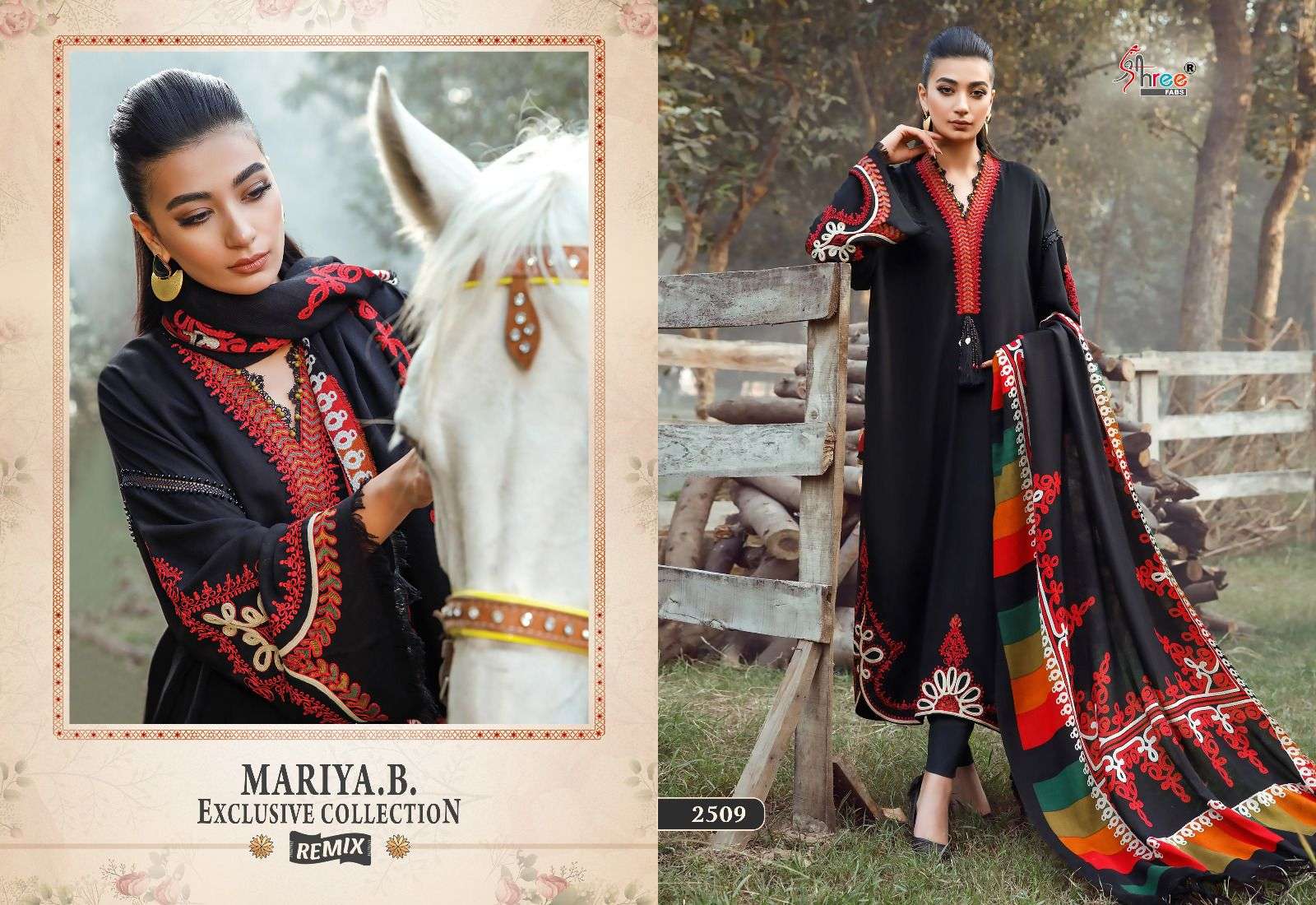 Mariya.B. Exclusive Collection Remix By Shree Fabs Beautiful Pakistani Suits Colorful Stylish Fancy Casual Wear & Ethnic Wear Pure Rayon Cotton Dresses At Wholesale Price