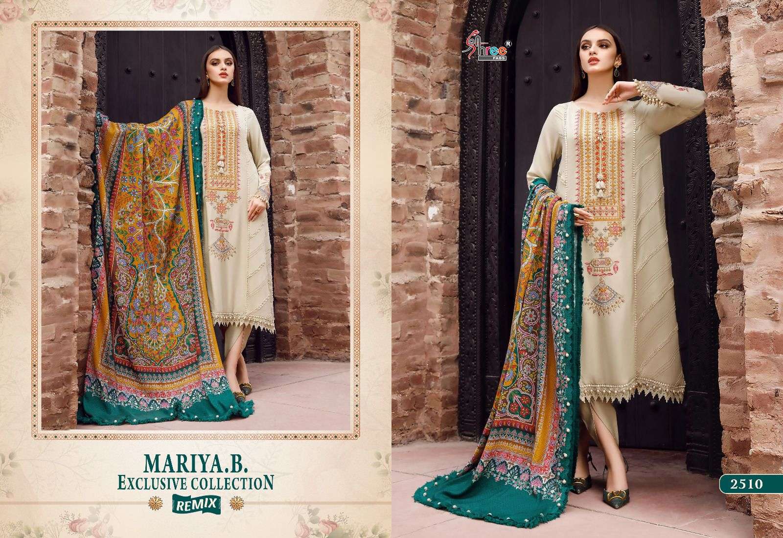 Mariya.B. Exclusive Collection Remix By Shree Fabs Beautiful Pakistani Suits Colorful Stylish Fancy Casual Wear & Ethnic Wear Pure Rayon Cotton Dresses At Wholesale Price