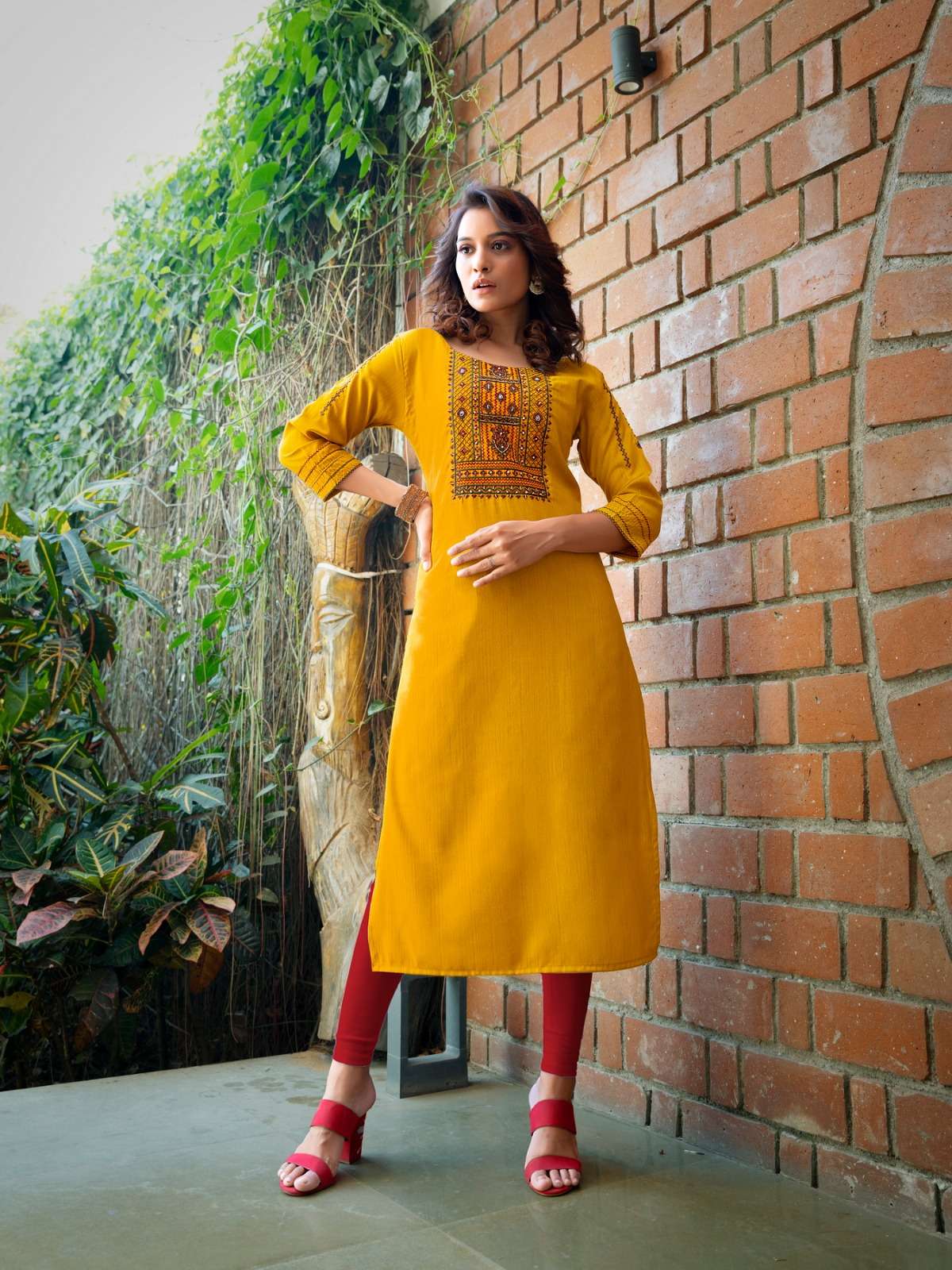 Kit Kat Vol-3 By Colourpix 1001 To 1006 Series Beautiful Stylish Fancy Colorful Casual Wear & Ethnic Wear Rayon Embroidered Kurtis At Wholesale Price