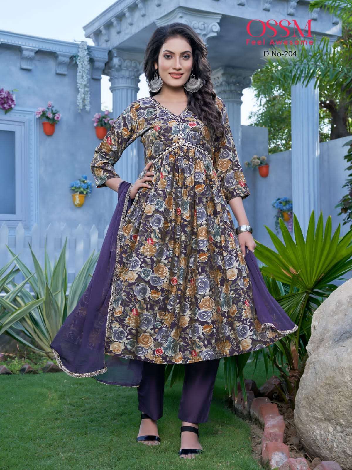 Resham Vol-2 By Ossm 201 To 206 Series Beautiful Winter Collection Suits Stylish Fancy Colorful Casual Wear & Ethnic Wear Modal Chanderi Dresses At Wholesale Price
