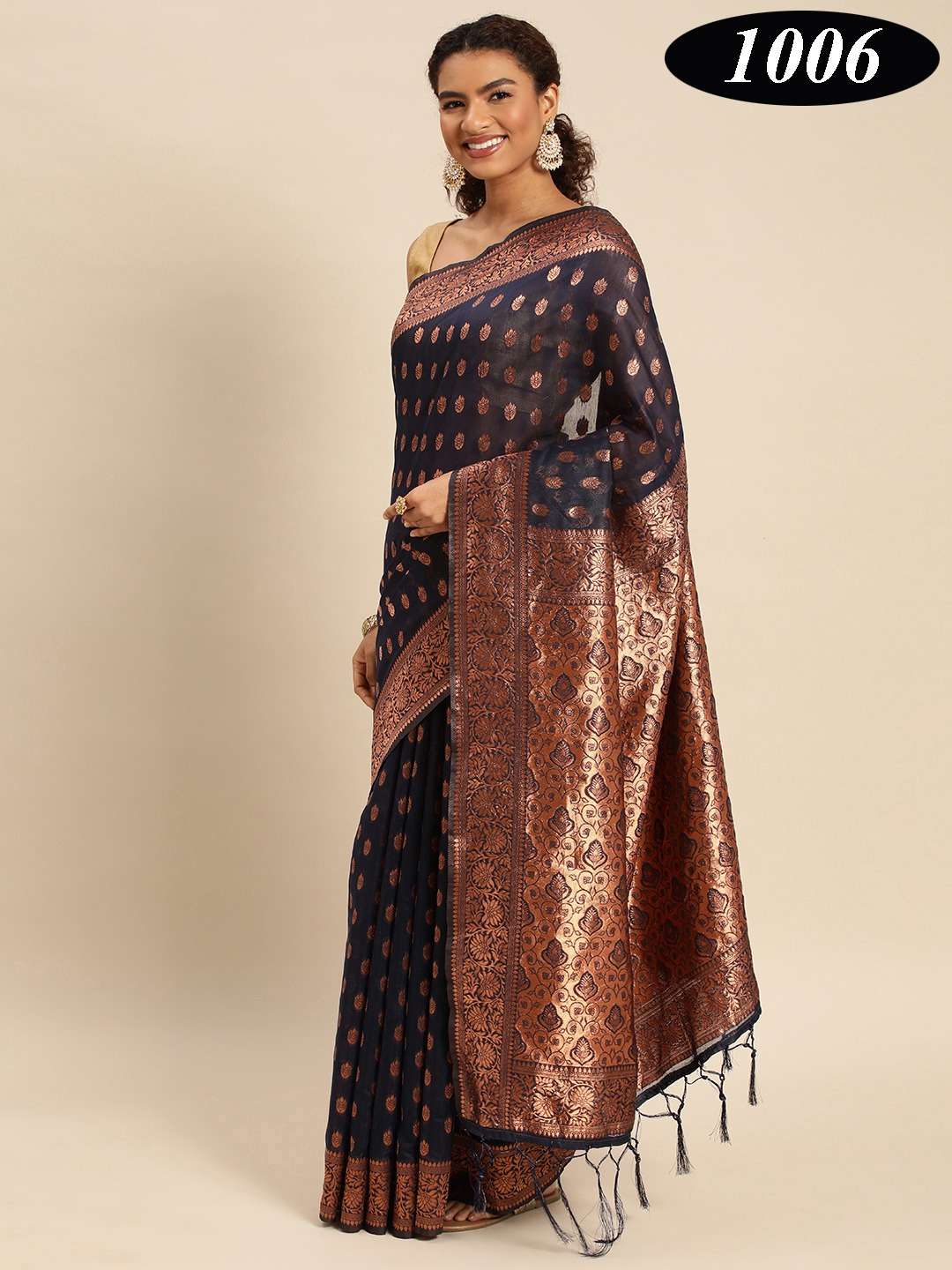 Kamya By Fashion Lab 1006 To 1011 Series Indian Traditional Wear Collection Beautiful Stylish Fancy Colorful Party Wear & Occasional Wear Cotton Sarees At Wholesale Price