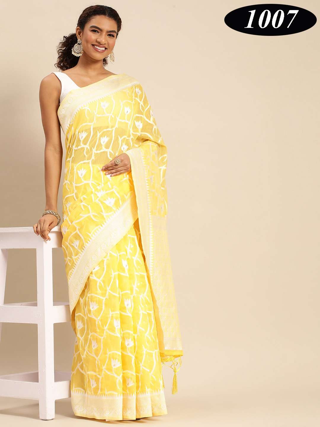 Kamya By Fashion Lab 1006 To 1011 Series Indian Traditional Wear Collection Beautiful Stylish Fancy Colorful Party Wear & Occasional Wear Cotton Sarees At Wholesale Price