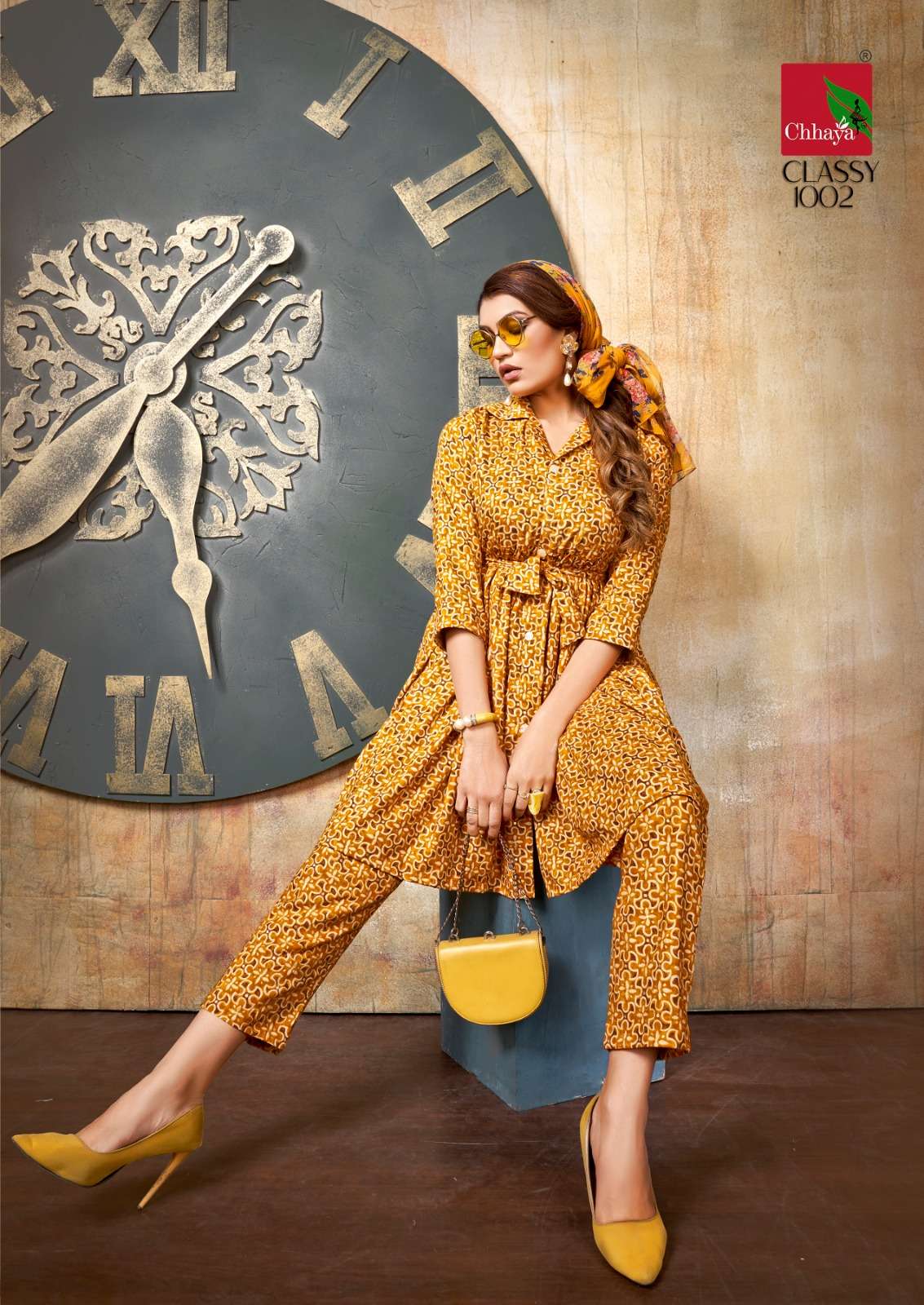 Classy By Chhaya 1001 To 1006 Series Designer Stylish Fancy Colorful Beautiful Party Wear & Ethnic Wear Collection Rayon Print Tops With Bottom At Wholesale Price