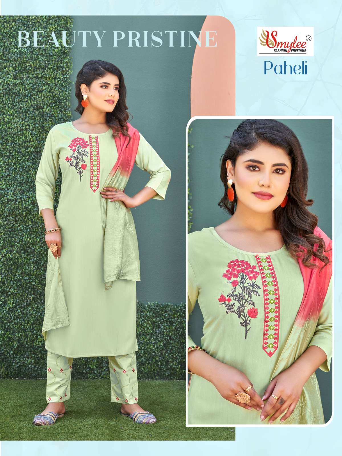 Paheli By Smylee 1001 To 1008 Series Festive Suits Beautiful Fancy Colorful Stylish Party Wear & Occasional Wear Silk Embroidered Dresses At Wholesale Price