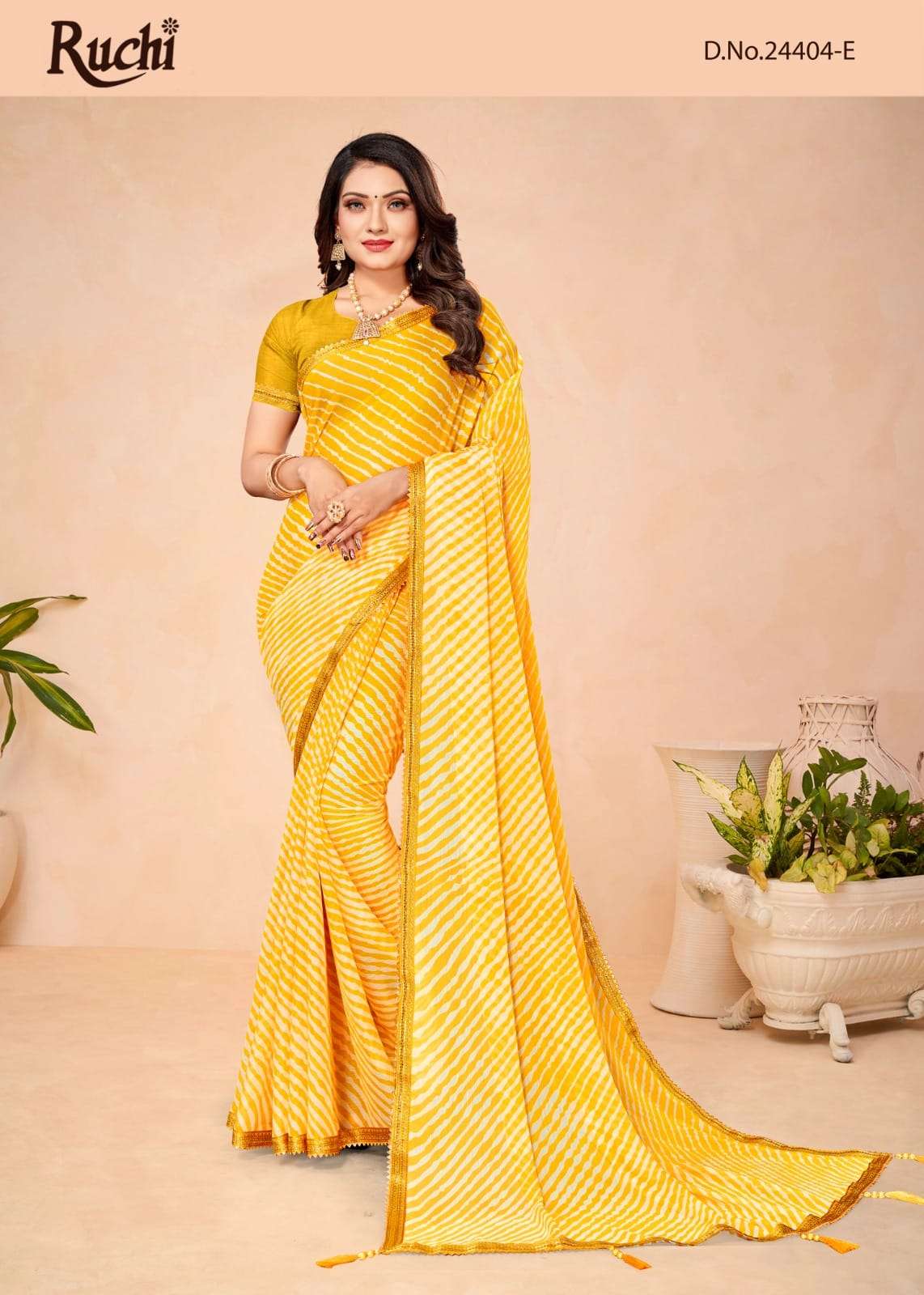Jalpari Vol-7 By Ruchi Sarees 24404-A To 24404-F Series Indian Traditional Wear Collection Beautiful Stylish Fancy Colorful Party Wear & Occasional Wear Chiffon Sarees At Wholesale Price